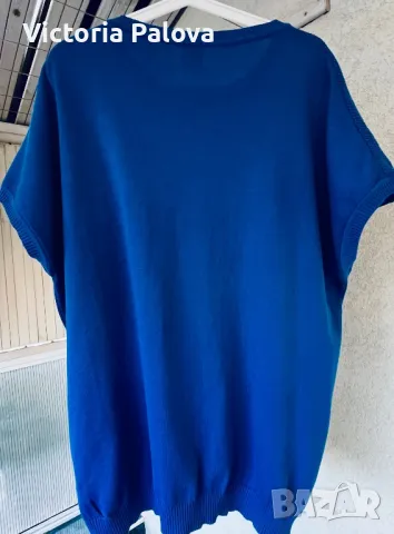 Блуза голям размер MADELEINE Германия 100% памук, снимка 9 - Блузи с дълъг ръкав и пуловери - 47744405