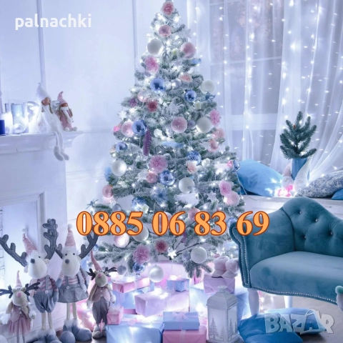 Коледни лампички 20 метра на макара, бяла светлина, водоустойчиви, снимка 2 - Декорация за дома - 52327376