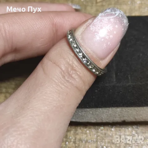 Сребърен пръстен (248), снимка 5 - Пръстени - 48147128