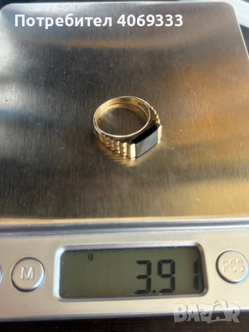 Мъжки златни пръстени 14к полирани, снимка 9 - Пръстени - 50824647