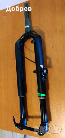 Вилка карбон RS1 RockShox 29", ход 110mm, Push Remote с Gate control, Rebound, с вкл. ос и команда, снимка 12 - Части за велосипеди - 52469478