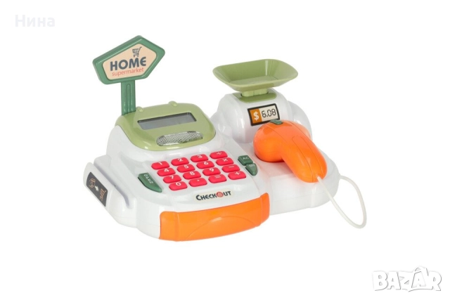 Детски супермаркет Home, реална Елка, плодове, четец, снимка 8 - Образователни игри - 52620418