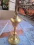 Стара газена бронзова лампа , снимка 5