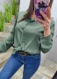 Стилна дамска риза с камъчета, снимка 6
