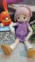 Плетена играчка Кукла Вика + подарък Зайче,  Ръчно изработена, Перфектен подарък, снимка 15