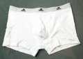XL/2XL оригинални мъжки бели боксерки Adidas, снимка 1