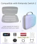 Нов Калъф Nintendo Switch 2 твърд EVA антишок, място Joy-Cons, 10 игри, снимка 2