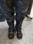Кожен панталон, естествена кожа размер M, снимка 9
