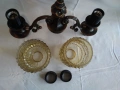 Продавам полилей двойка с медни орнаменти, снимка 5