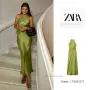 Сатенена Рокля Zara, снимка 1