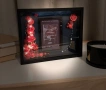 Светеща 3D рамка – подарък за Свети Валентин / 8 март), снимка 1