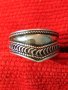 СТАРИНЕН СРЕБЪРЕН ПРЪСТЕН ВИСОКА ПРОБА СРЕБРО УНИКАЛНА МАЙСТОРСКА РЪЧНА ИЗРАБОТКА 37460, снимка 4