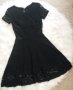 СТРАХОТНА черна рокля с черна дантела , снимка 4