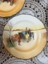 Royal Doulton, по-специално чинии и квадратна купа със сцени с конски карети. , снимка 10