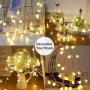 10м 80бр. LED сфери - на батерии - декорация - осветление лента, снимка 5