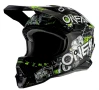Мотокрос каска O’neal 3SRS Attack 2.0 BLACK/NEON YELLOW, снимка 1