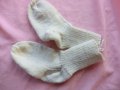 бели плетени чорапи ходило 18, конч 17, снимка 1 - Чорапи - 39870605