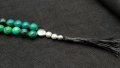 Броеница ръчна изработка от хризокола, снимка 2