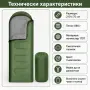 Туристически спален чувал 2 в 1, снимка 9