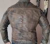 Мъжко Винтидж Cafe Racer Mesh кожено яке MCS Marlboro Classics Л, снимка 2