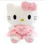 Голяма плюшена играчка Кити Hello Kitty Love, Розово Коте Кити, снимка 4