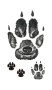 Животинска лапа лапи временна татуировка татос татус Tattoo, снимка 1 - Други - 41488821