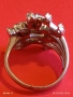 Блестящт пръстен родий и сребро с ювелирно инкрустирани кристали 26177, снимка 8
