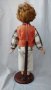 Порцеланова декоративна кукла със стойка момче с очила, снимка 3