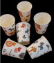 Джунгла Сафари Зоо Диви животни 10 бр картонени чаши чашки парти рожден ден