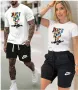 Nike Екипи За Двойки👚🩳Мъжки Летен Екип Найк👕🩳Дамски Къс Комплект Найк Код LFS393, снимка 4