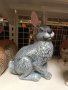 керамични зайци, снимка 1 - Статуетки - 44358436