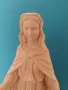 Голяма статуетка от алабастър - Мадоната с розите, снимка 2
