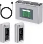 2 батерии PoweLyt 2400 mAh и зарядна станция за DJI Mini 4K/2/2 SE/SE, снимка 1