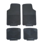 Гумени стелки универсални черни 3007, 4бр./к-т, снимка 1