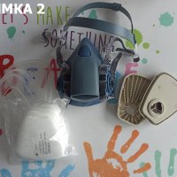 7502 / 6800 предпазна маска за прах, боя или газ /, снимка 3 - Други инструменти - 31974687