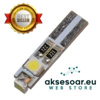 Супер ярка T5 Led крушка 3 и 5 SMD 3030 светлина Т5 Лампа за табло на кола габарит 12V Супер ярки ла, снимка 14 - Аксесоари и консумативи - 41361301