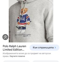 POLO Ralph Lauren Bear USA Hoodie Limited Edition Mens Size L ОРИГИНАЛ! Мъжки Суичър!, снимка 2 - Спортни дрехи, екипи - 44421215
