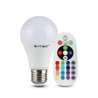 LED лампа 8.5W E27 RGB+4000К, снимка 1 - Лед осветление - 15508679