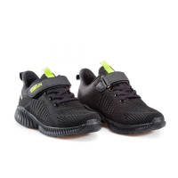 Детски маратонки в черен цвят с лепенка Grand Attack, снимка 1 - Детски обувки - 44598574