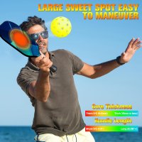 Pickleball Paddles Комплект от 2 PickleAce ракета - хилки, топчета фибростъкло, снимка 7 - Тенис - 41887485