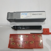 Комплект от стругарски нож SDNCN1212H07 12х12 мм. с 10 сменяеми пластини, снимка 2 - Други инструменти - 36075663