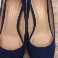 Официални тъмно сини обувки, снимка 5 - Дамски елегантни обувки - 41609010