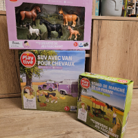 Playtive комплект игра на Кончета Детски играчки с колас ремарке и коне , снимка 2 - Коли, камиони, мотори, писти - 44568139