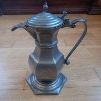 Стар цинков чайник , снимка 3 - Антикварни и старинни предмети - 44172709