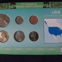 Комплектен сет - САЩ от 6 монети - 2004-2007, снимка 2 - Нумизматика и бонистика - 44480120