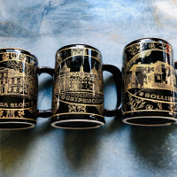 Колекционерска чаша  RÖRSTRAND ARSKRUS vintage чаша за бира , снимка 1 - Антикварни и старинни предмети - 44925349