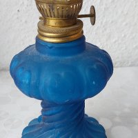 Стара синя газена лампа, красива, снимка 5 - Други - 42256598