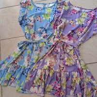 Нови роклички в синьо и лилаво , снимка 2 - Рокли - 41934483
