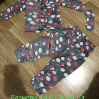 Нови поларени пижами , снимка 3 - Бебешки пижами - 42135696