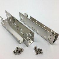 Адаптер SSD/HDD bracket 2.5"->3.5"->5.25" Evercool 2535C, снимка 2 - Кабели и адаптери - 35731320